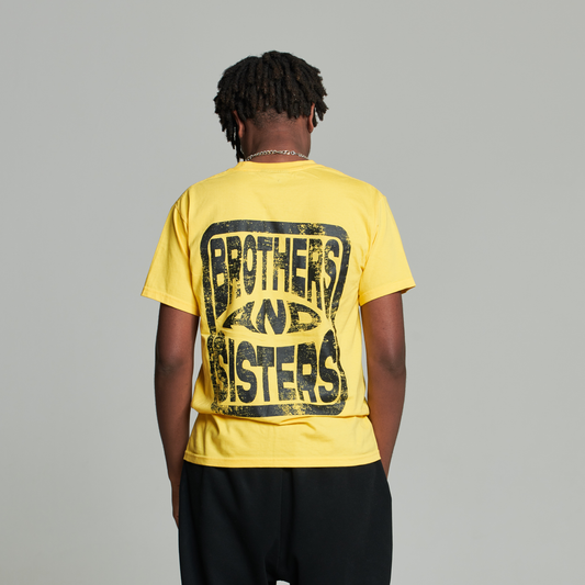 BROTHERS&SISTERS YELLOW TEE